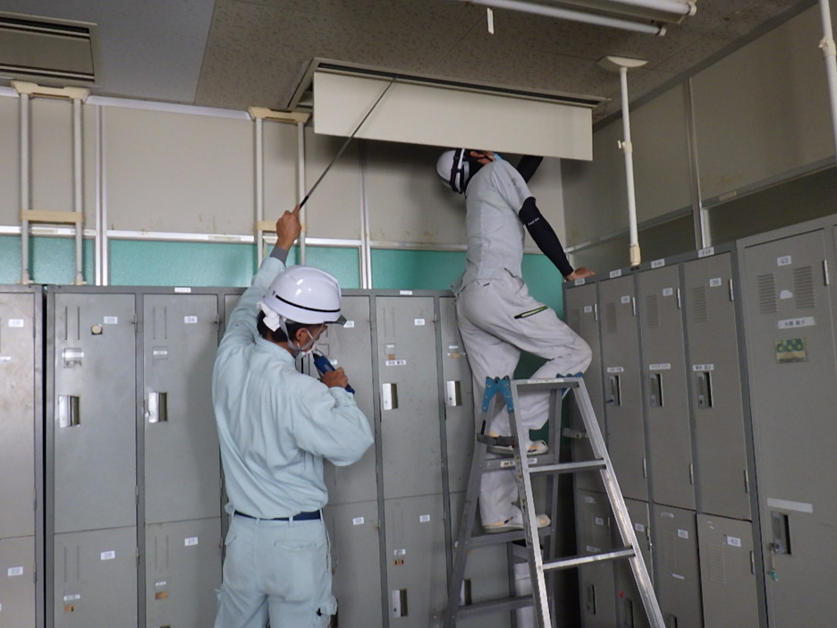 メンテ保守点検室内機データ確認