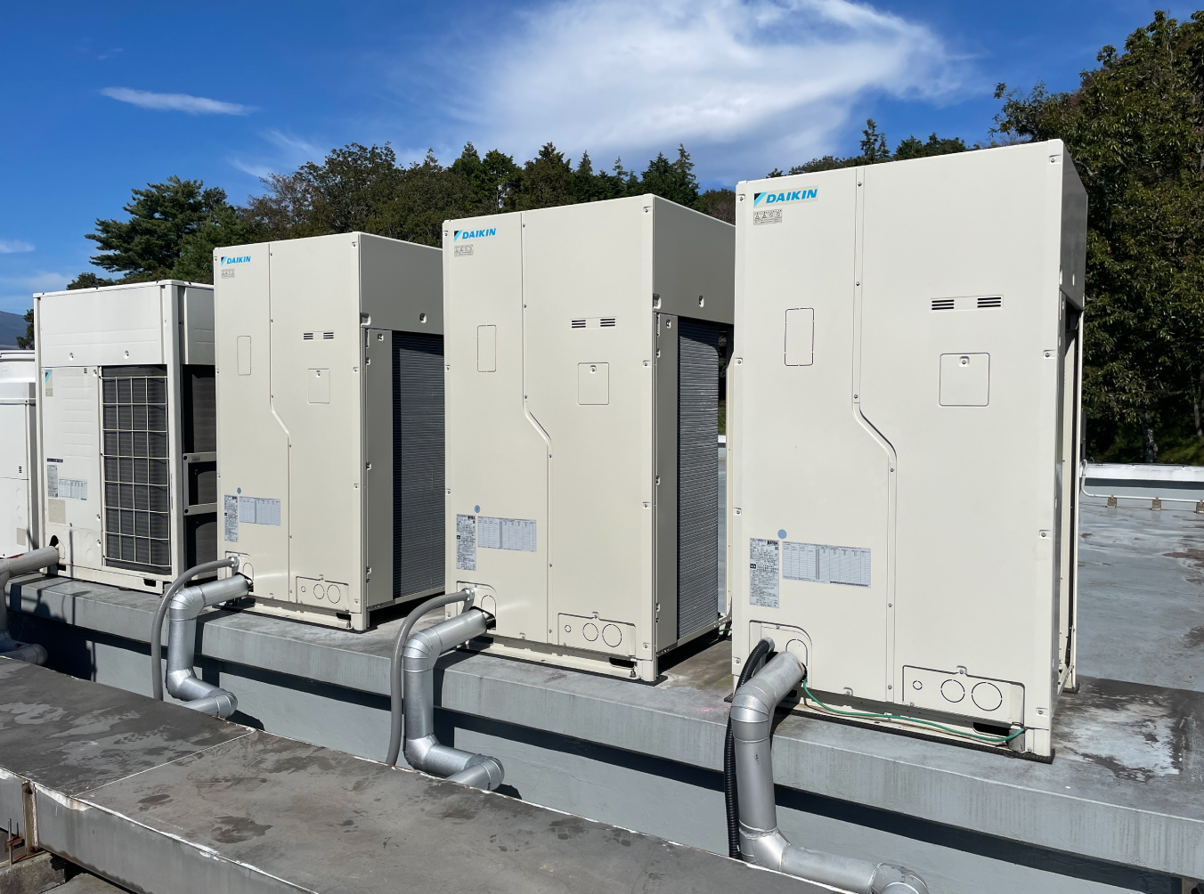 空調EHP屋外機設置工事